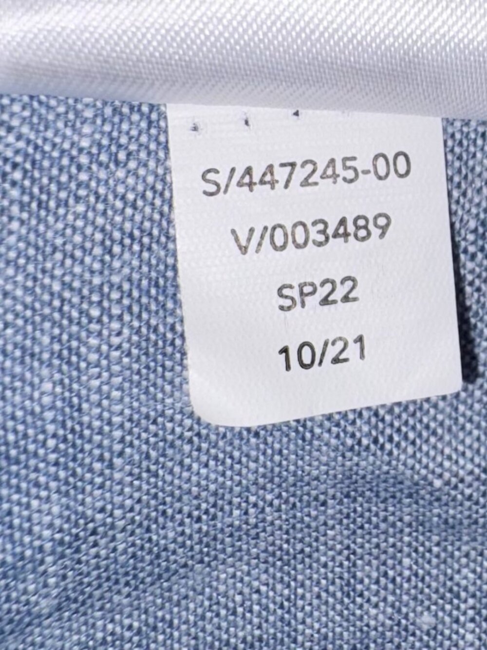 Athleta Cabo Linen Shorts Light Blue Size 14 Drawstring - Picture 9 of 9